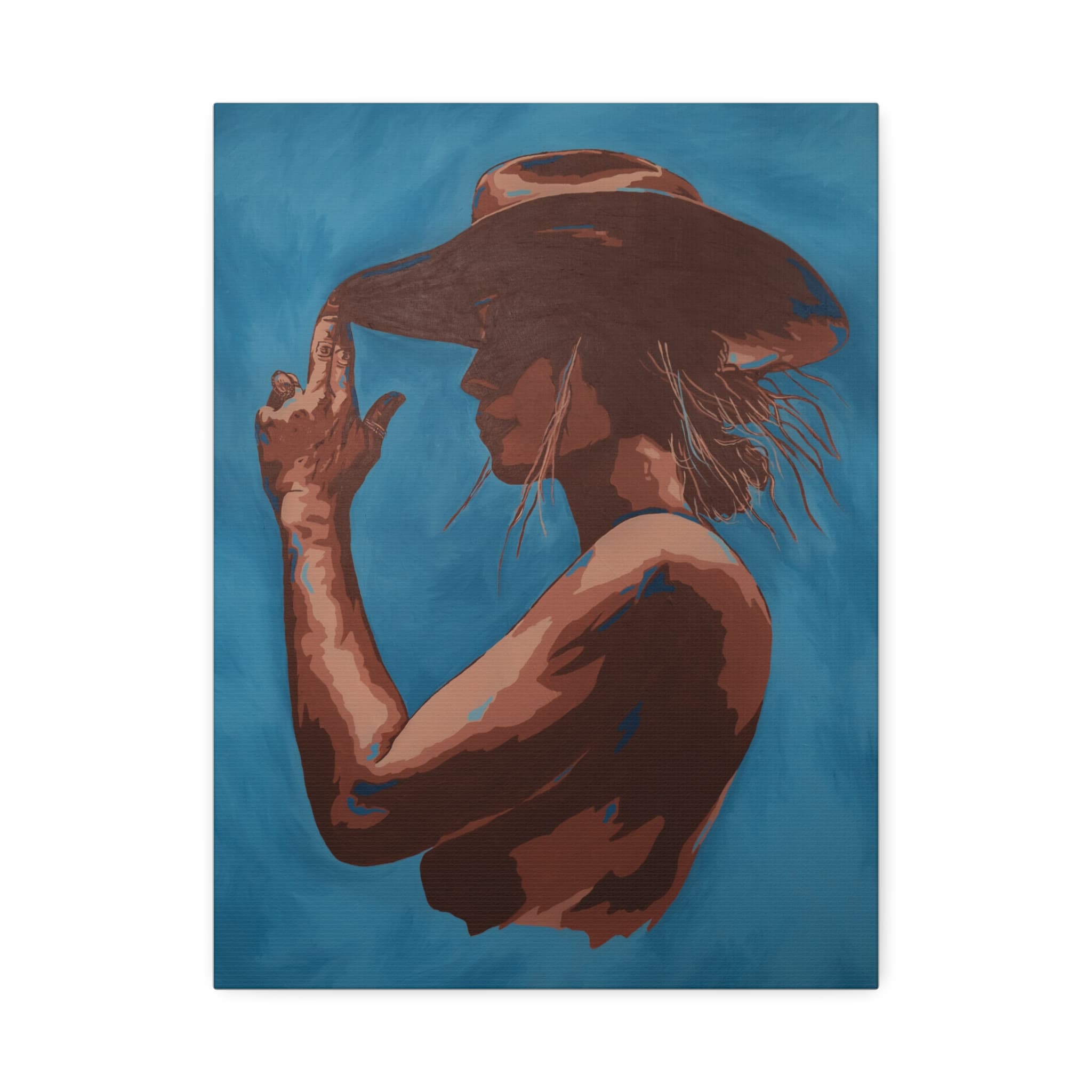 Archival print shown as a canvas mockup